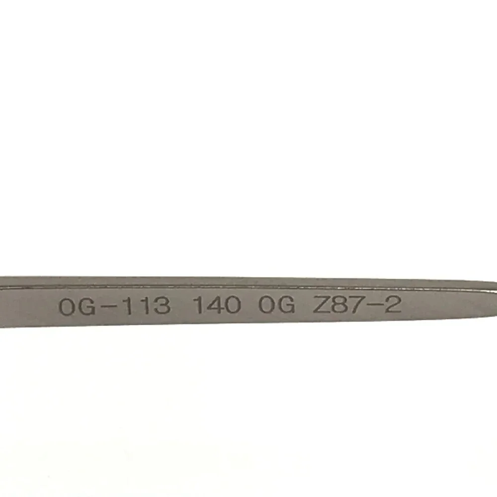 OnGuard Safety Eyeglasses Frames OG-113 Gray Oval Z87-2 Z94.3 53-18-135